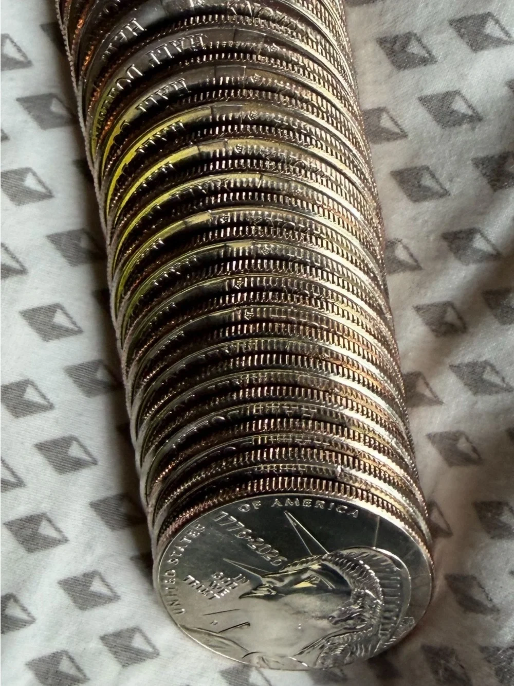 N/A shiny silver